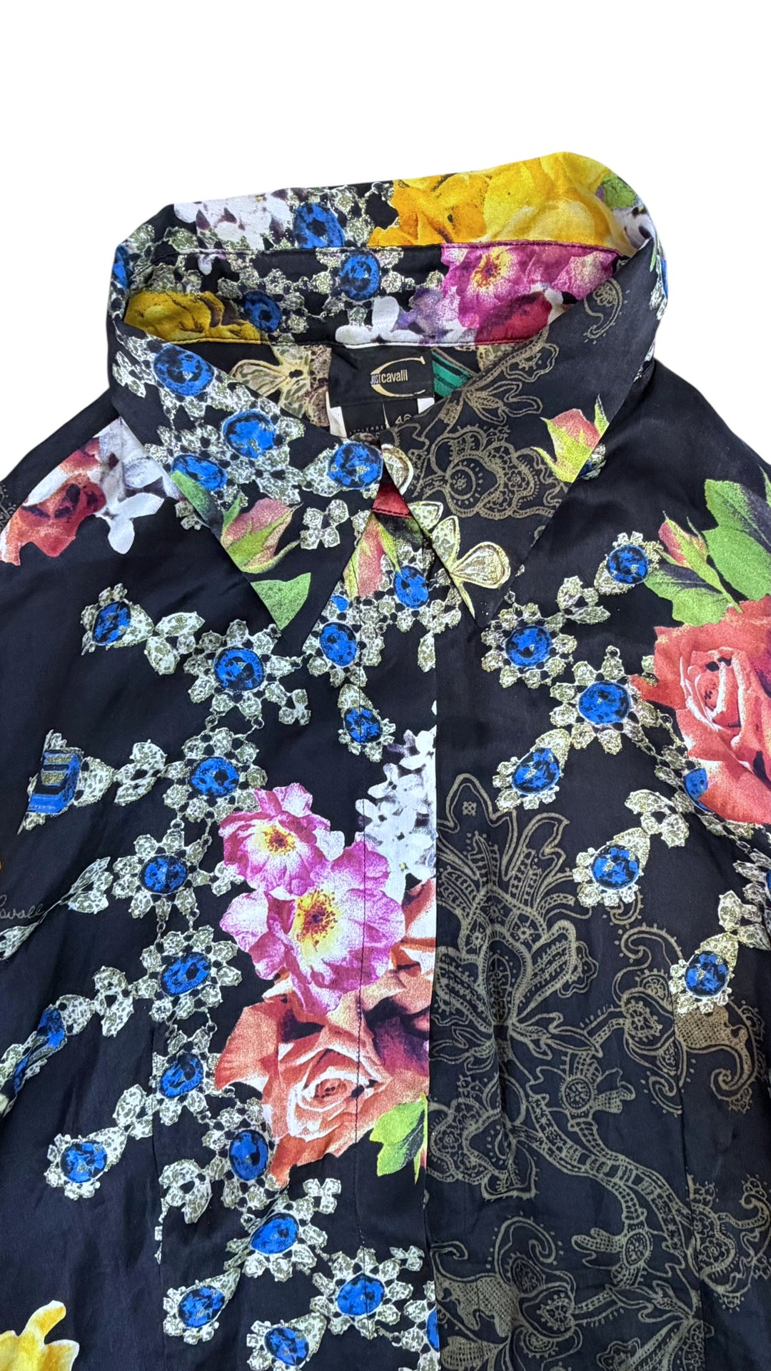Just Cavalli 2006 silk print shirt