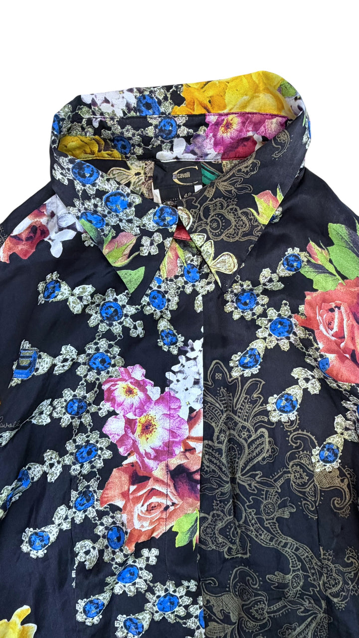 Just Cavalli 2006 silk print shirt