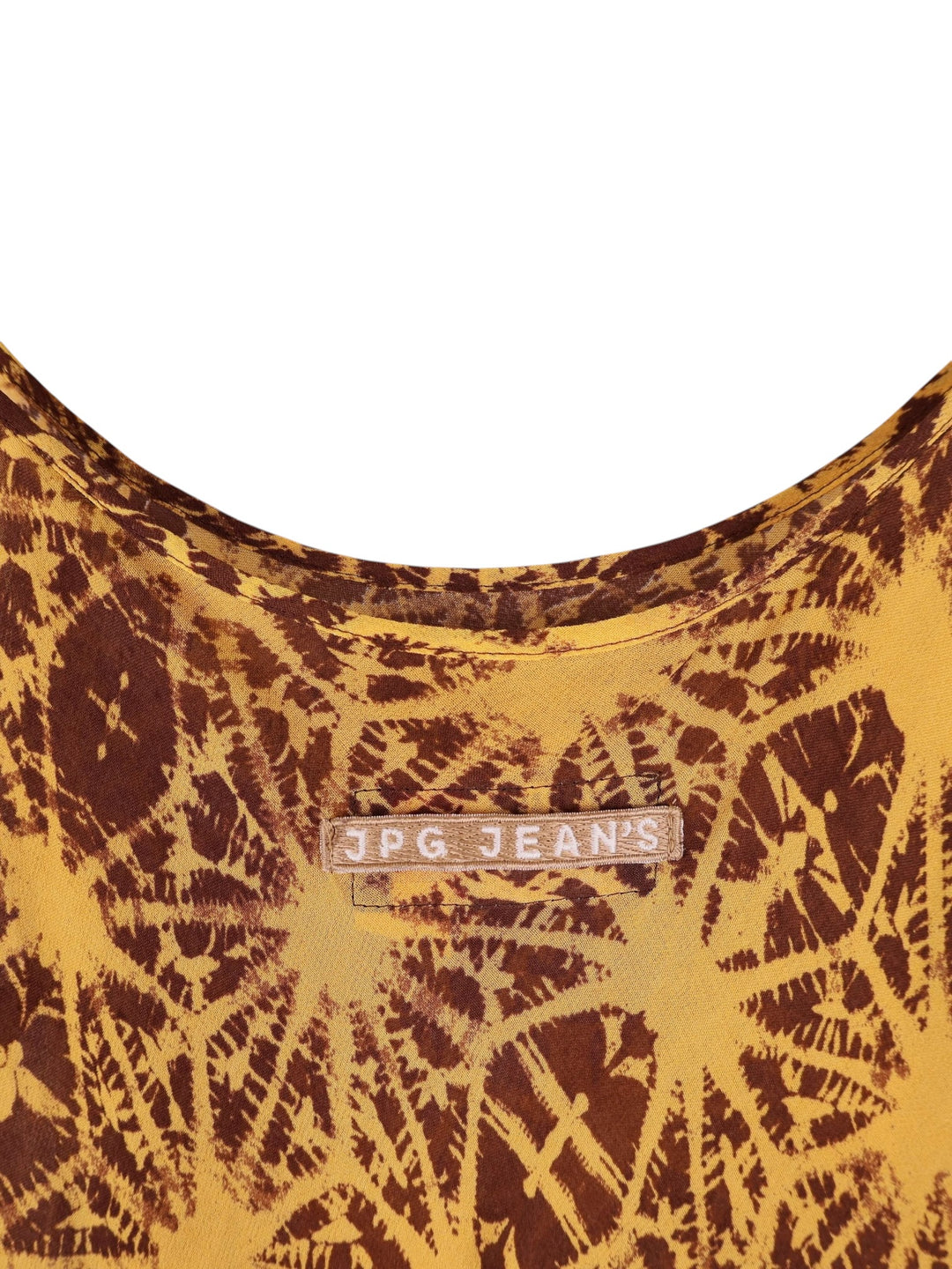 Jean Paul Gaultier abstract print slip maxi dress