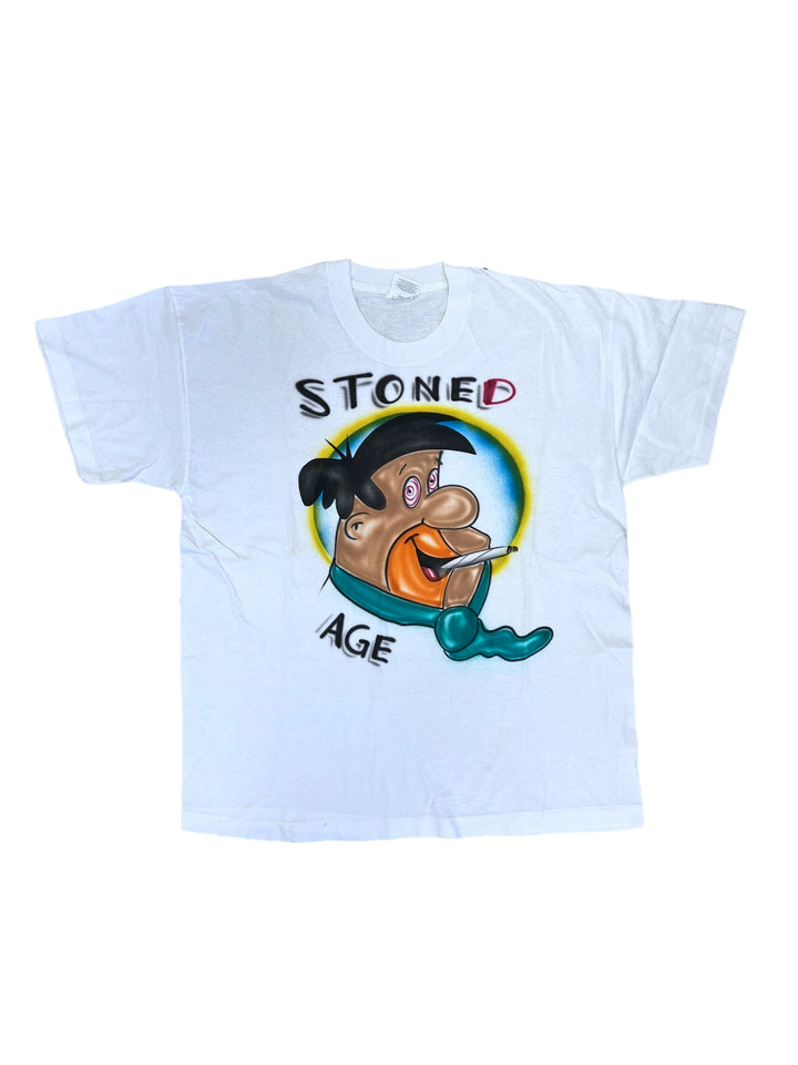 Vintage Fred flintstone weed parody Tshirt men’s Extra Large