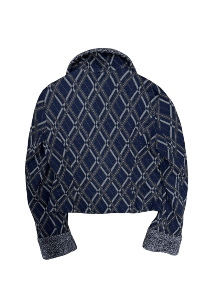 Kenzo Paris 1990s Wool Blend Cropped Jacket Made in France