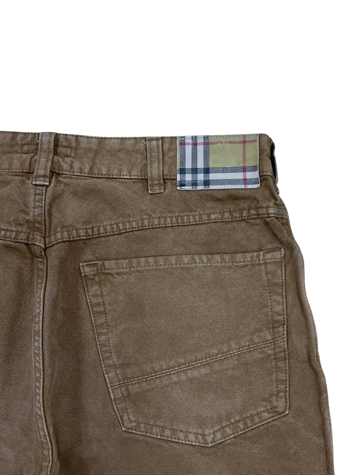 Burberry London Vintage Cotton Trousers Medium