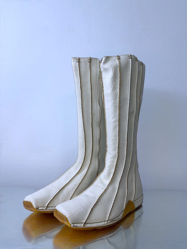 Archive Diesel Soleil cracked paint leather boots eu39