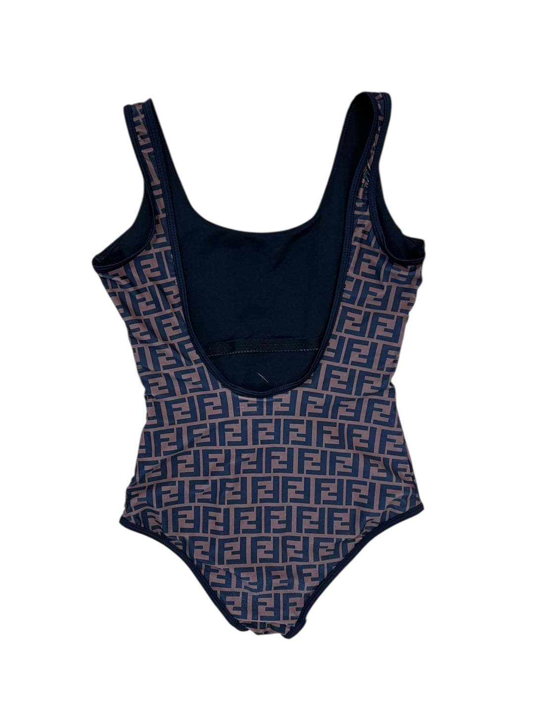 Fendi Vintage FF Monogram One-Piece Swimsuit Medium