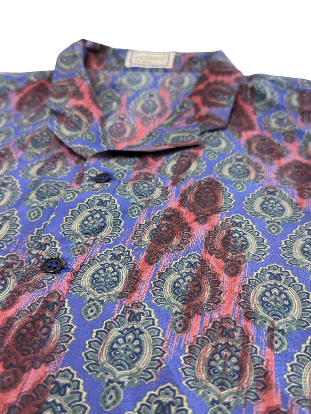 Gianni Versace silk paisley print shirt