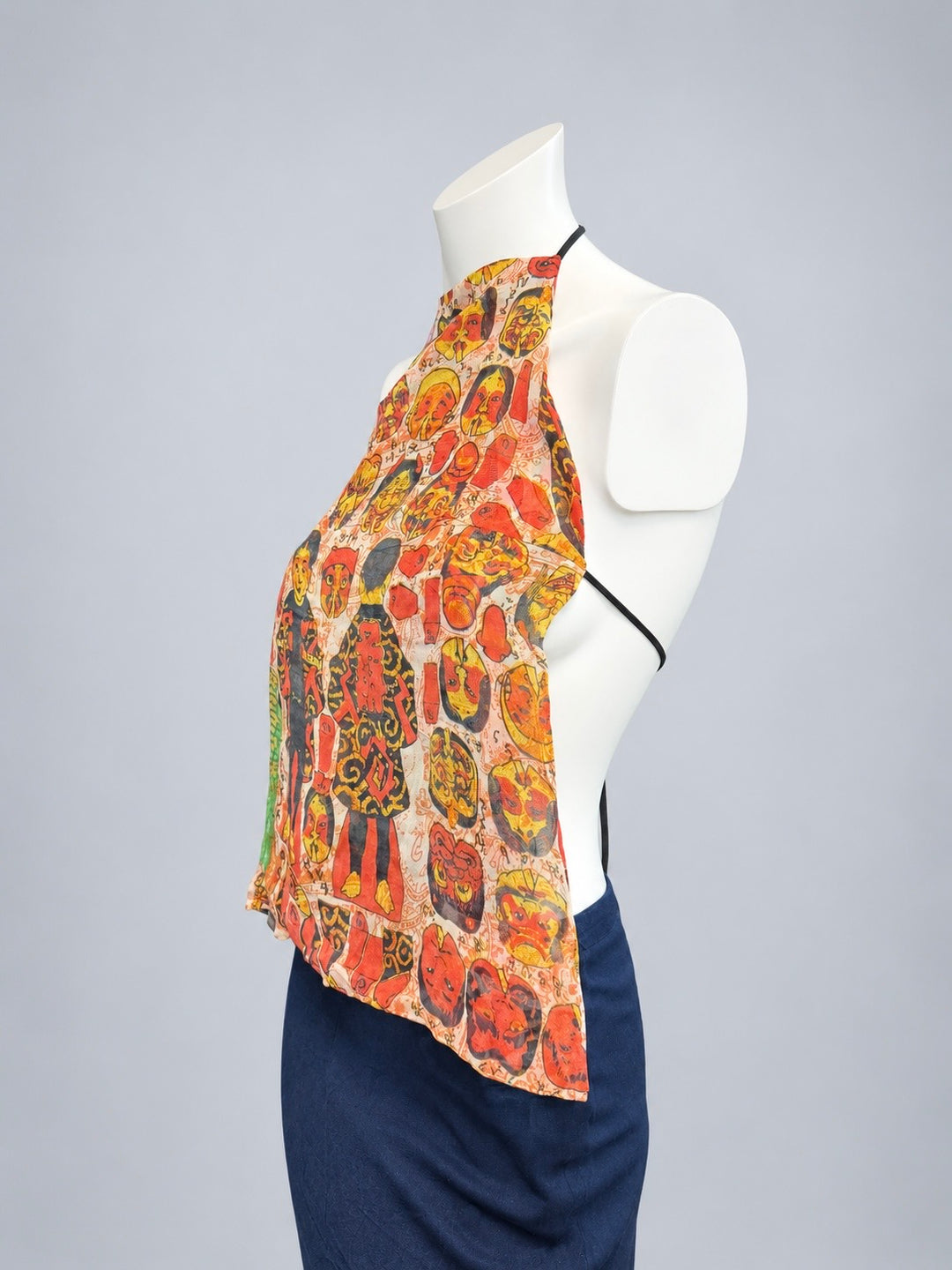 Nolita reversible embroidered halter top