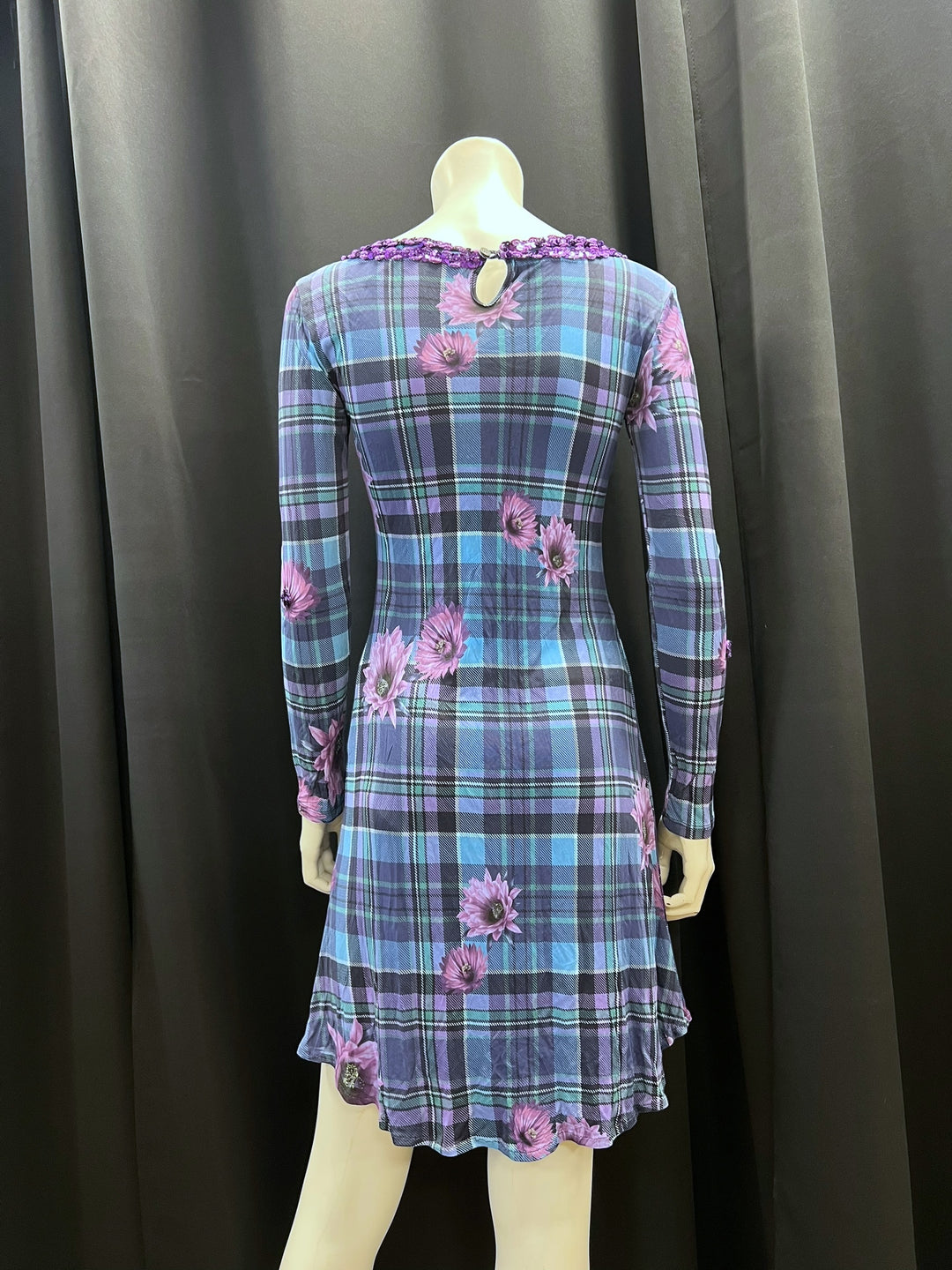 Versace Jeans Couture 2000s Sequin Trim Dress