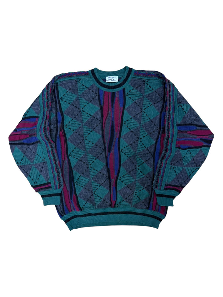 Carlo Colucci vintage geometric knit sweater