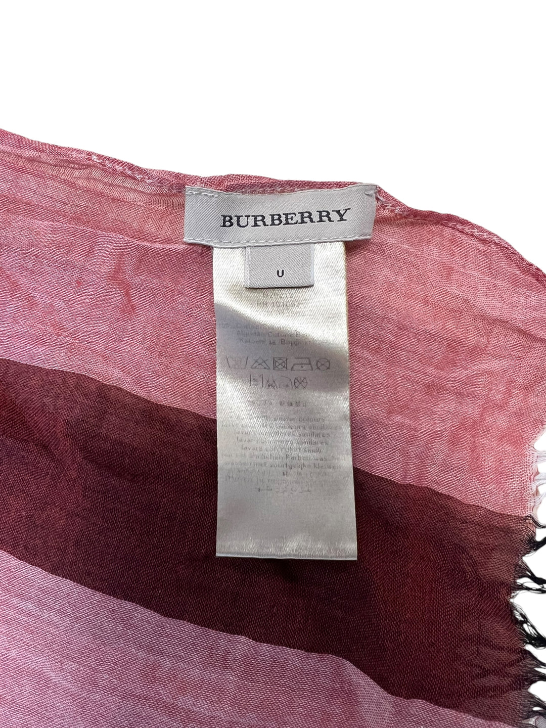 Burberry vintage cotton scarf