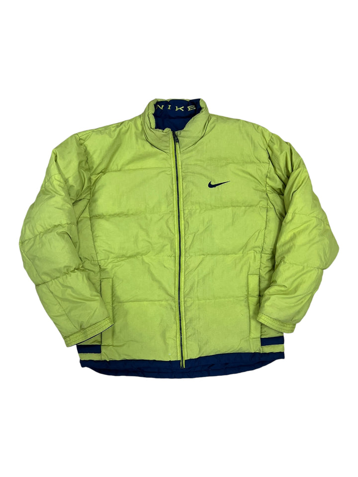 Nike vintage 90’s reversible puffer jacket Men’s Large