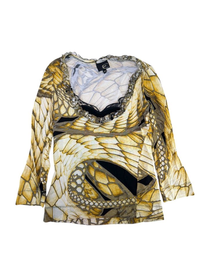 Just Cavalli golden serpentine top small