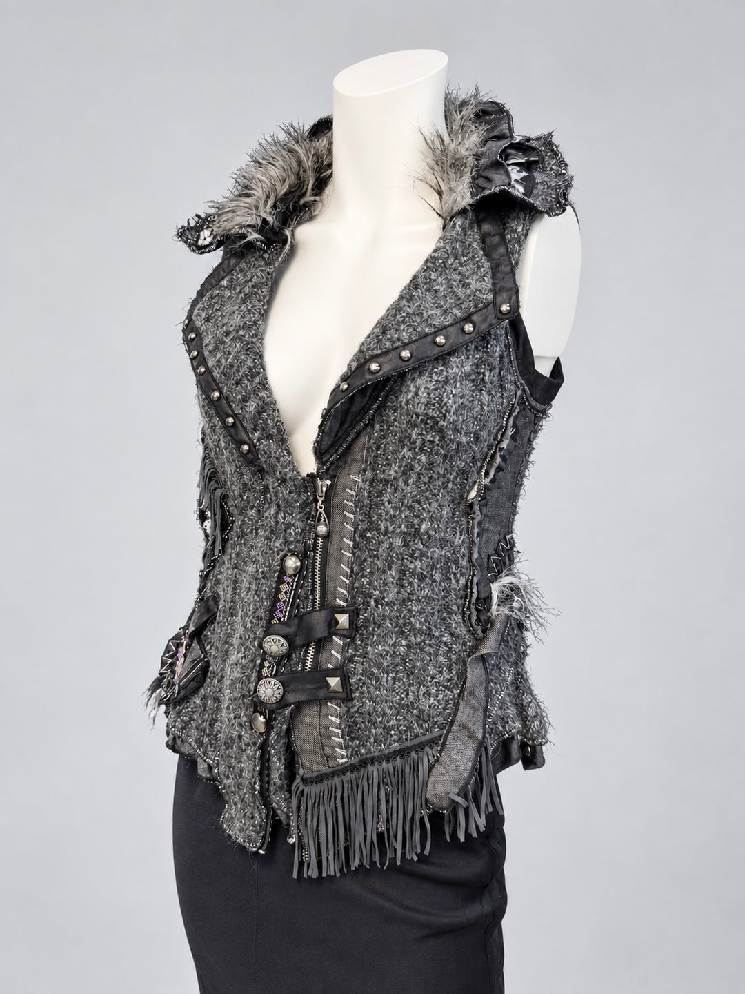 Juju & Christine embellished knit vest