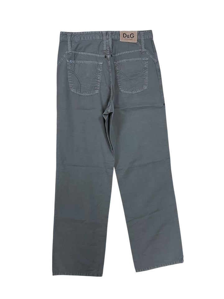Dolce & Gabbana Cotton Straight Leg Pants Men’s Medium 33/47