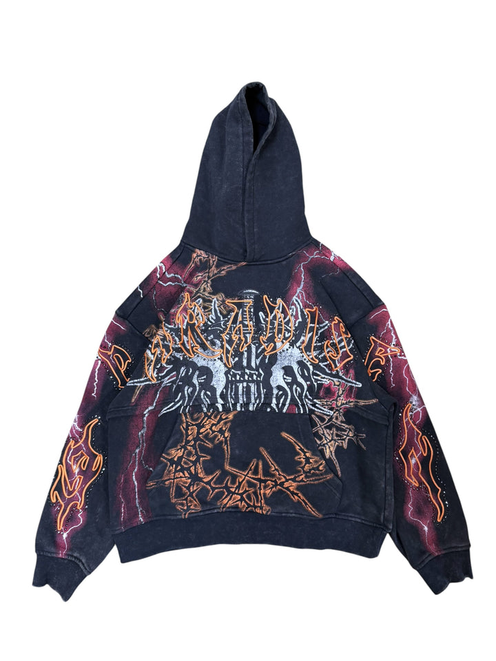 Smoke Rise graphic embellished hoodie