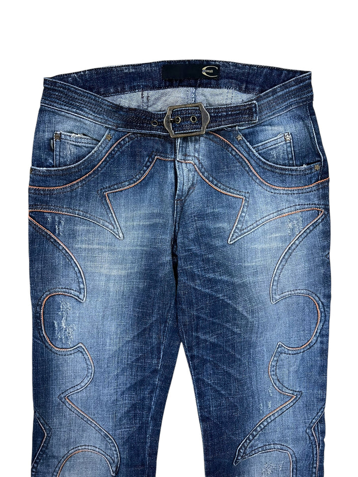 Just Cavalli Vintage Embroidered Jeans Extra Small (eu32)