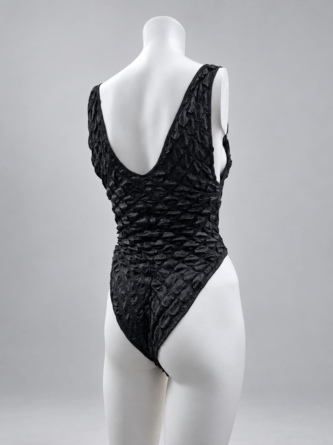 Gianni Versace Intimo textured black bodysuit