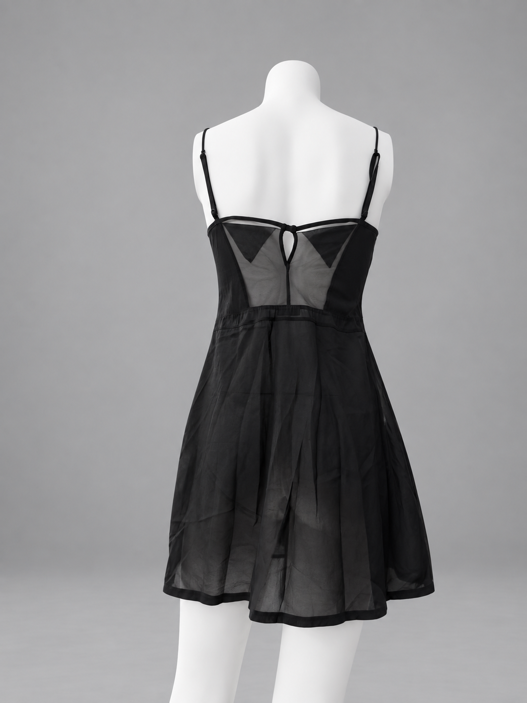 La Perla SS13 runway sheer panel mini dress