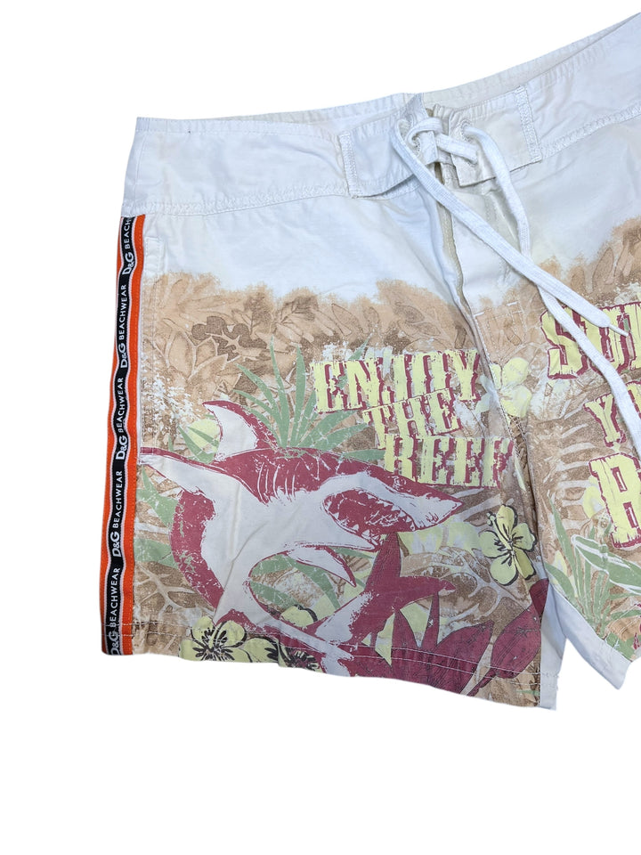 Dolce&Gabbana SS19 Graphic Swim Shorts Small