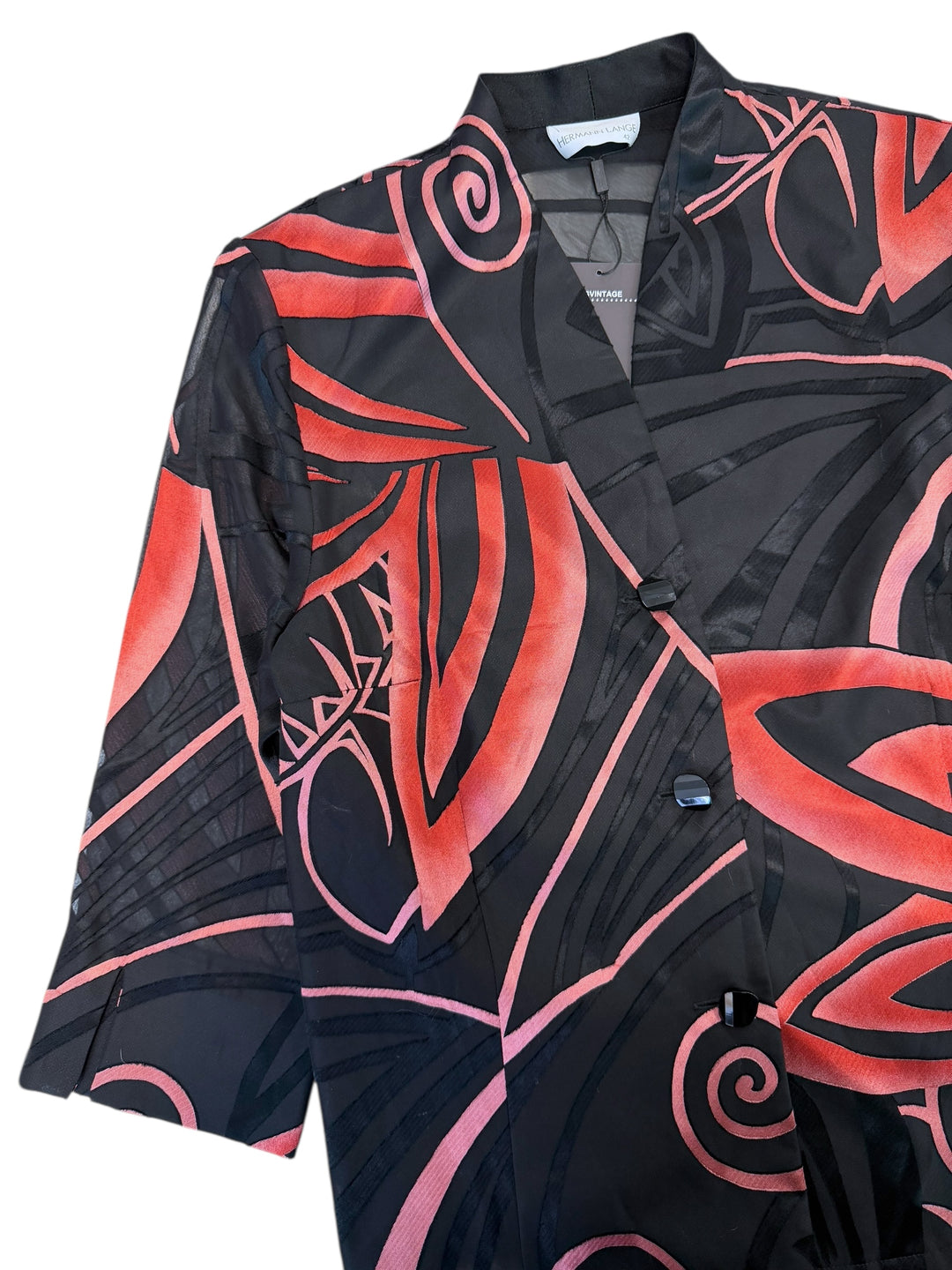 Hermann Lange sheer patterned blazer