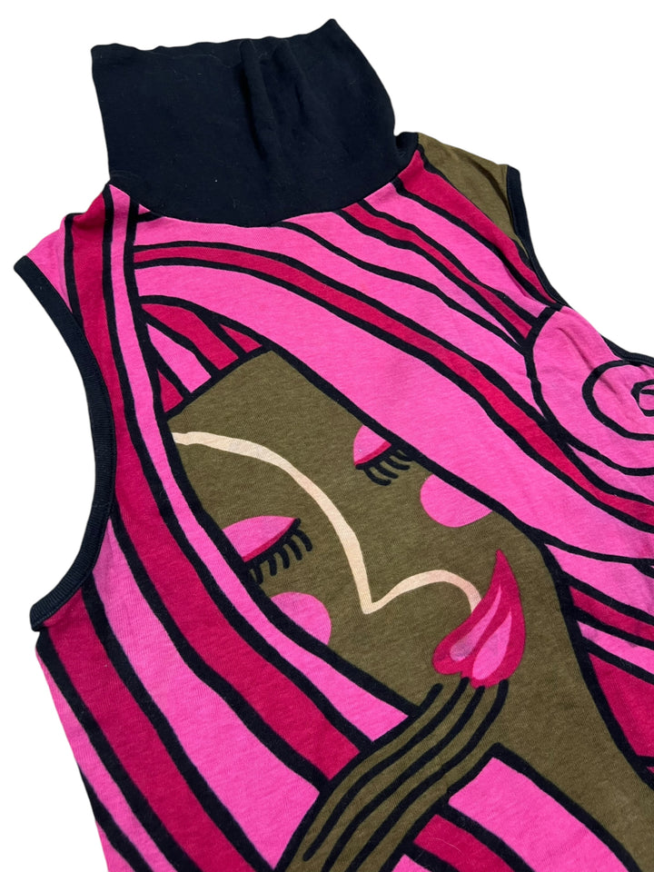 Custo Barcelona y2k graphic vest top women’s medium