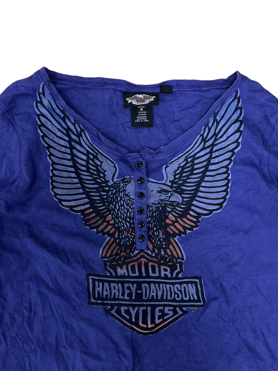 Harley-Davidson button up long sleeve shirt women’s extra large