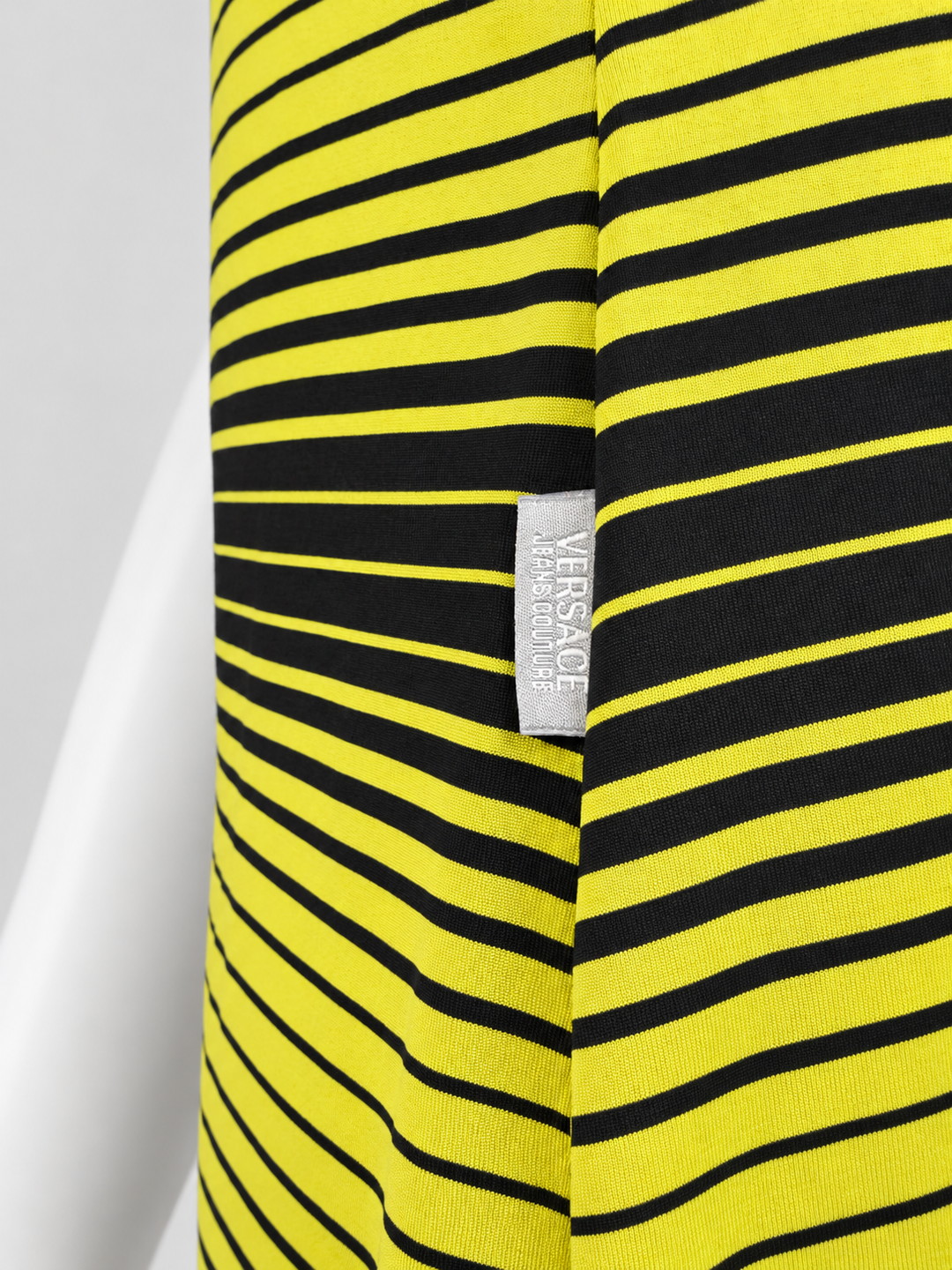 Versace Jeans Couture striped midi dress