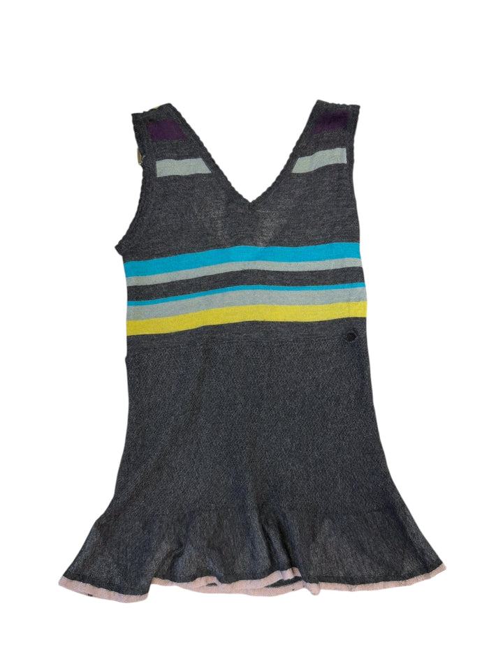 Just Cavalli striped knit flared-hem top small