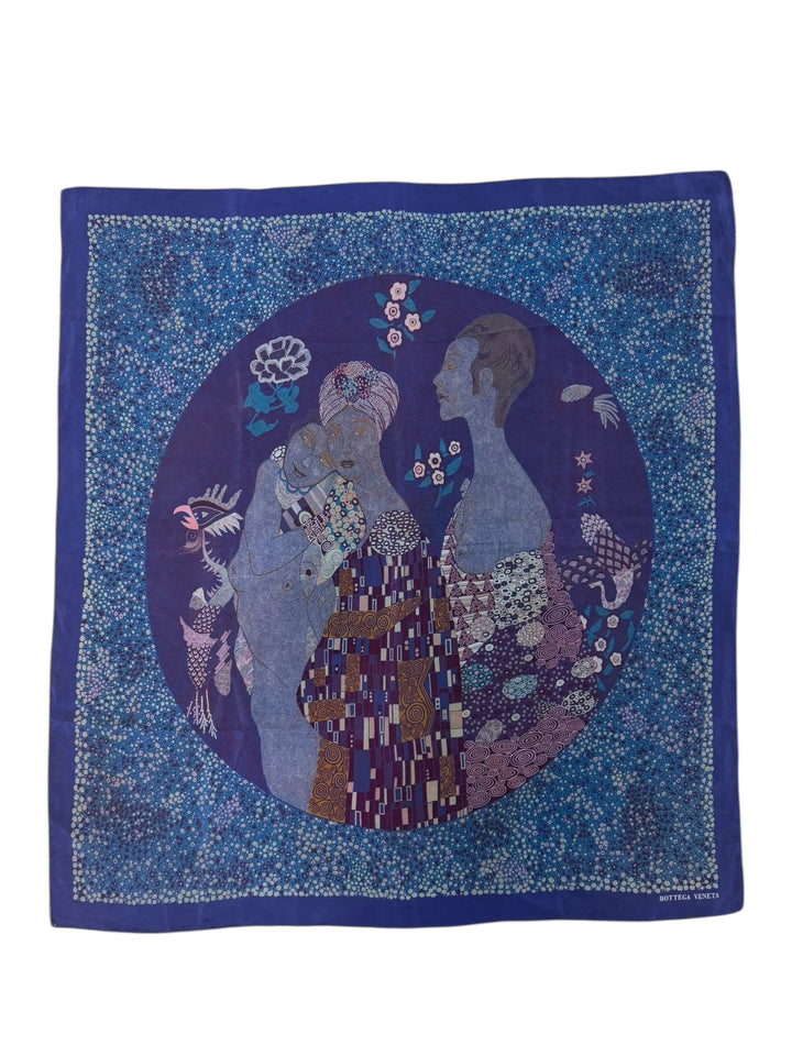 Bottega Veneta Klimt inspired silk scarf