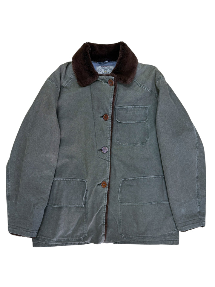 Armani Jeans Shearling-Trim Utility Jacket