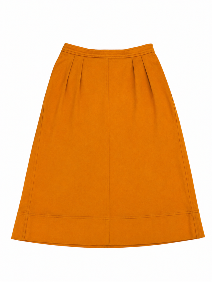Yves Saint Laurent lace-up midi skirt