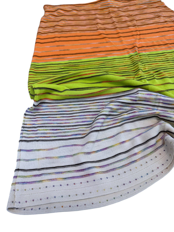 Missoni vintage striped knit skirt