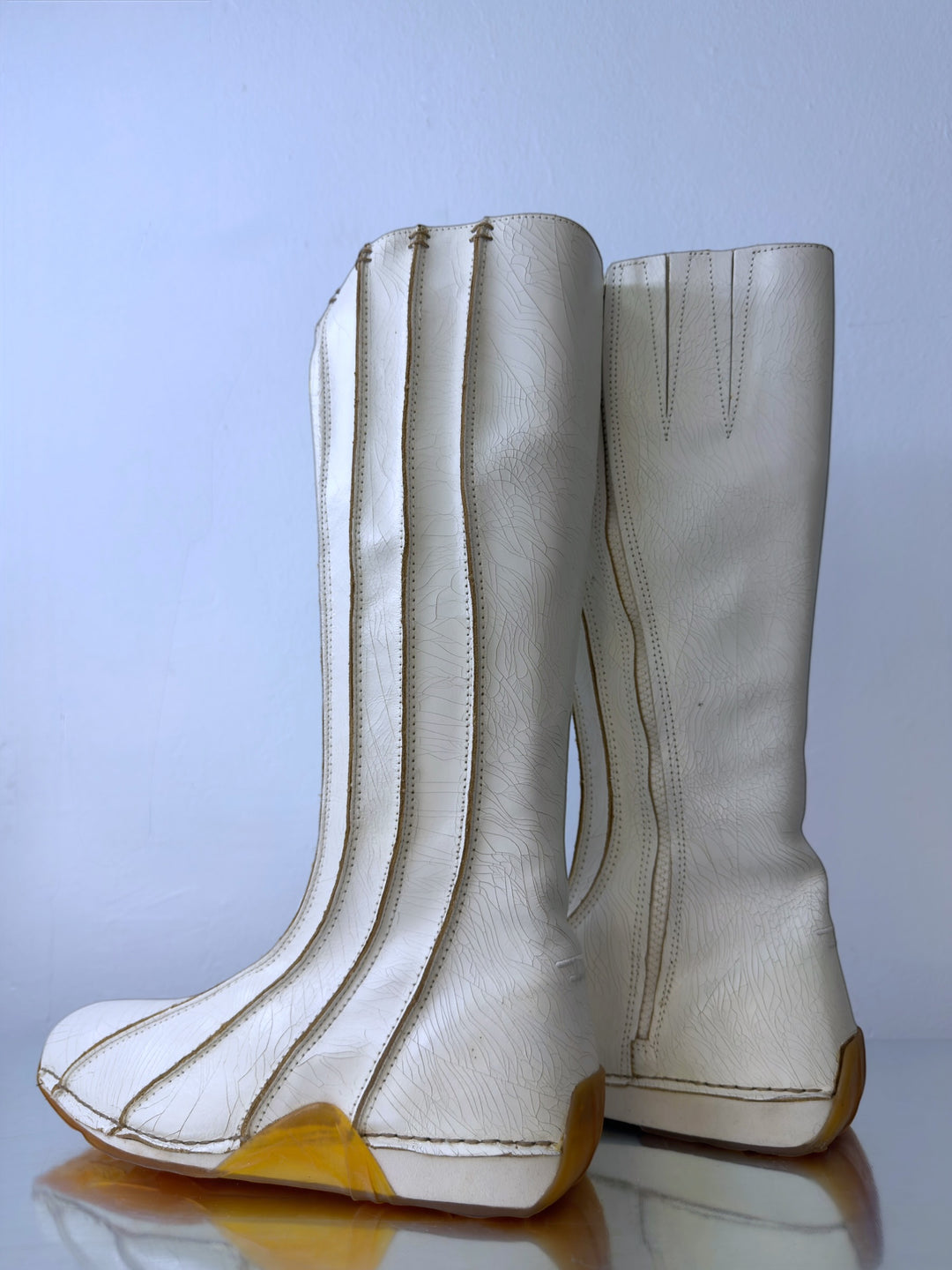 Archive Diesel Soleil cracked paint leather boots eu39