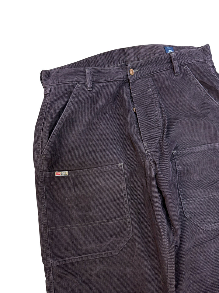 Diesel 2000s oversized corduroy carpenter trousers