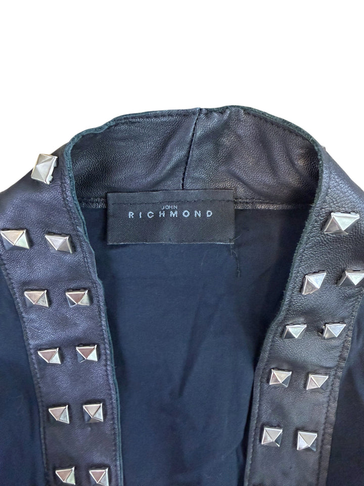 John Richmond studded wrap jacket