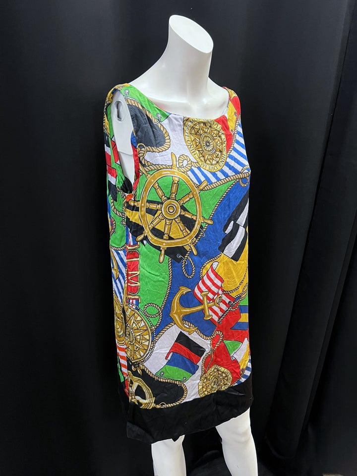 Love Moschino Nautical Print Mini Dress