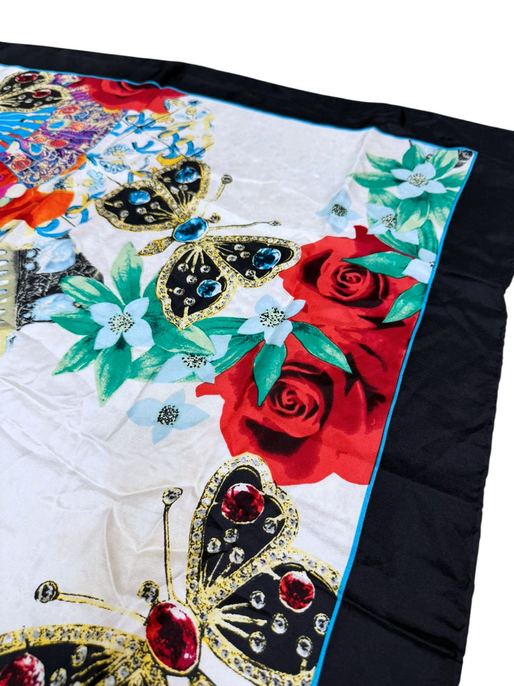 Iceberg Baroque 1990s Silk Scarf