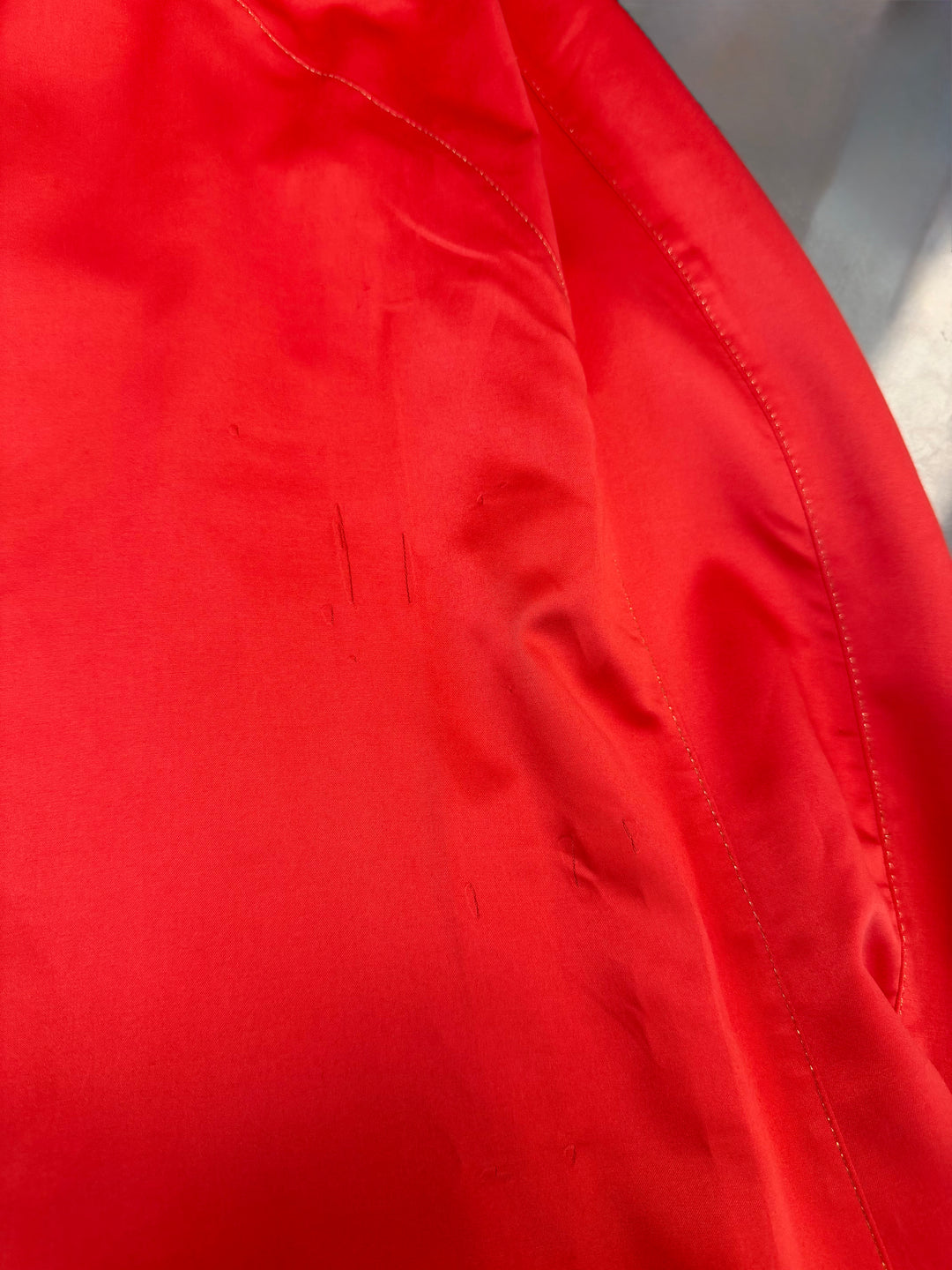 Just Cavalli red satin mermaid skirt