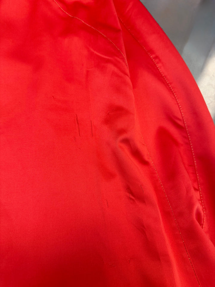 Just Cavalli red satin mermaid skirt