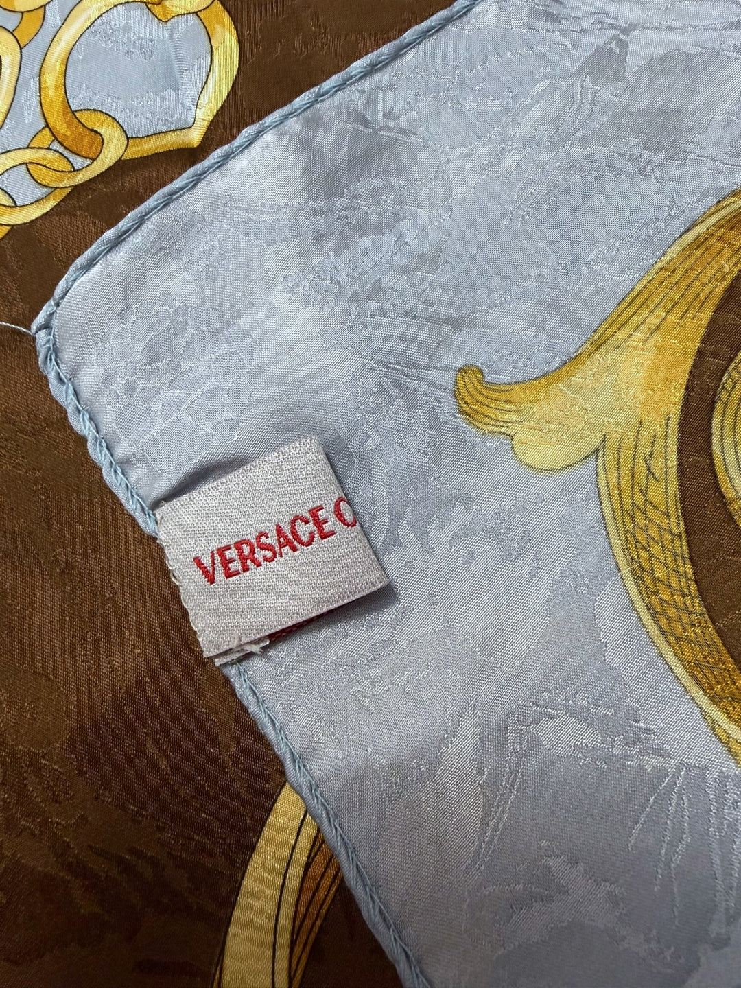 Versace Collection 1990s Baroque Silk Scarf