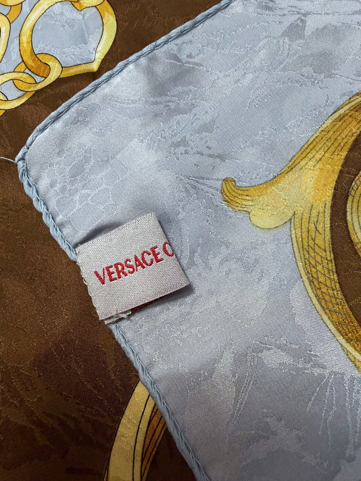 Versace Collection 1990s Baroque Silk Scarf