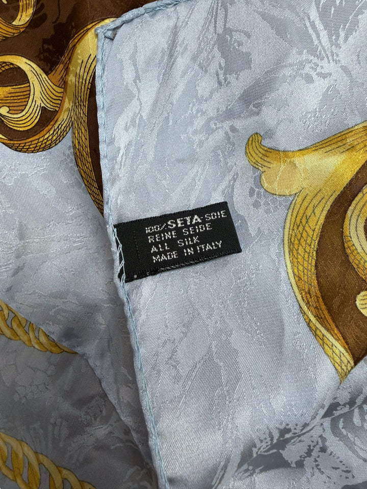 Versace Collection 1990s Baroque Silk Scarf