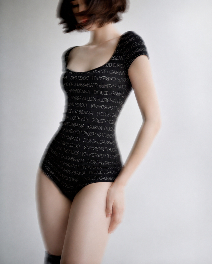 Rare 1995 Dolce & Gabbana Monogram Bodysuit Women’s Extra Small