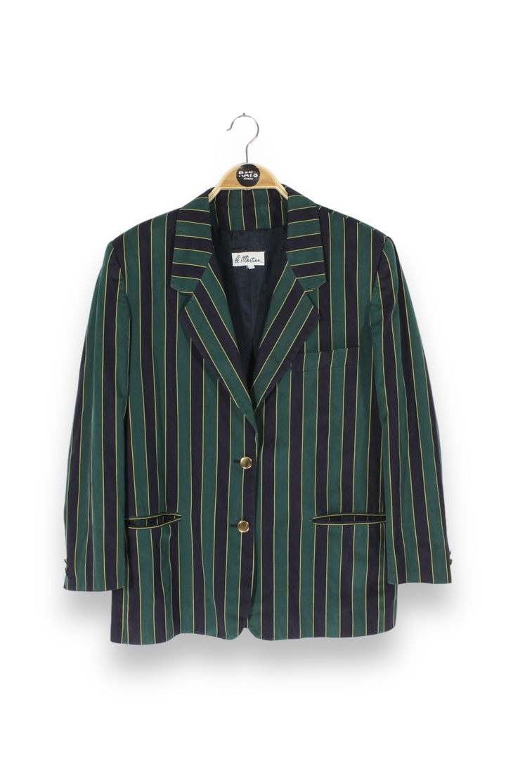 Vintage Blazer Jacket w/ Shoulder Pads Women's Medium