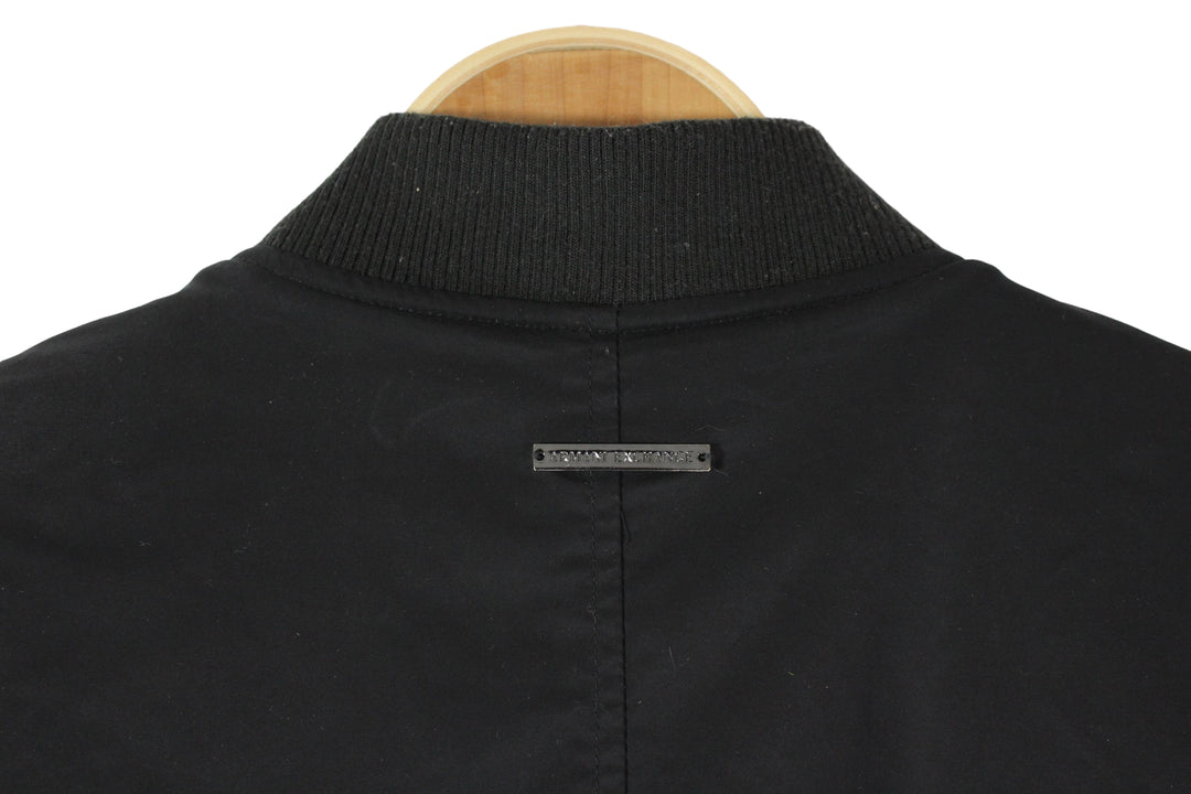 Armani Nylon Longline Coat w/ Sherpa Lining Women's Medium
