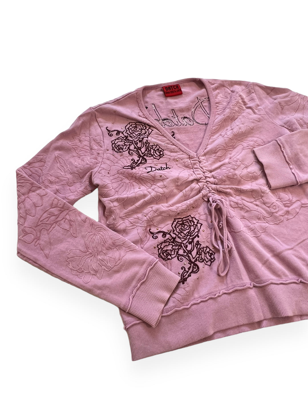 Vintage Y2K Embroidered Sweatshirt Women’s Medium