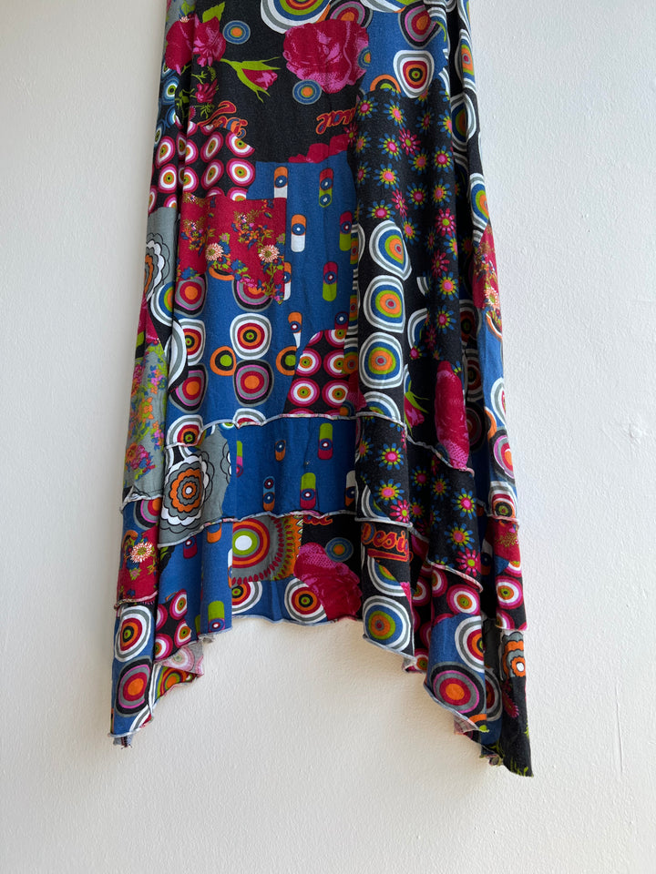 Desigual Vintage Longline Asymmetric Skirt Women’s Small