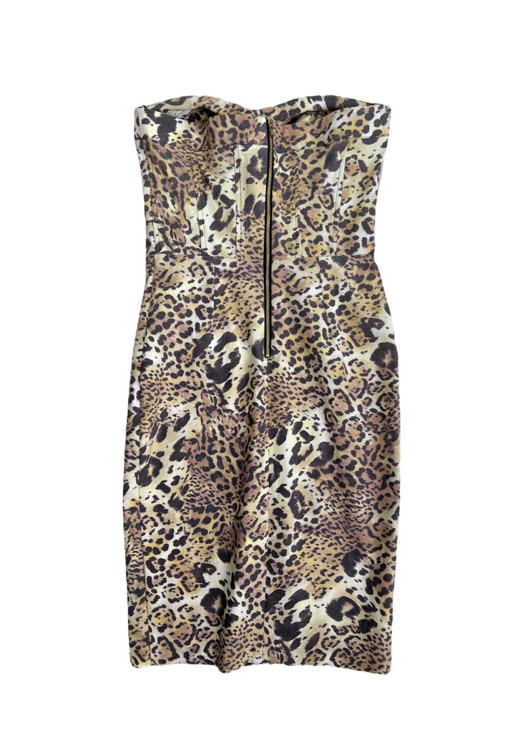 Vintage GUESS Leopard Dress Extra Small