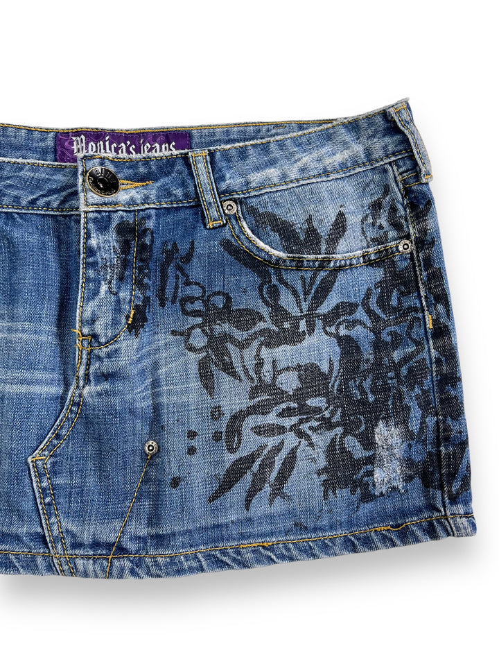 Y2K Mini Denim Skirt Women’s Large(40)