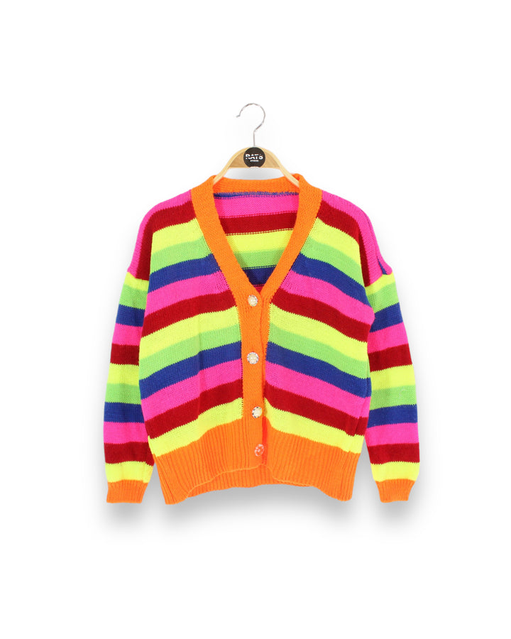 Vtg Acrilico Buttoned Jacket Women's Medium