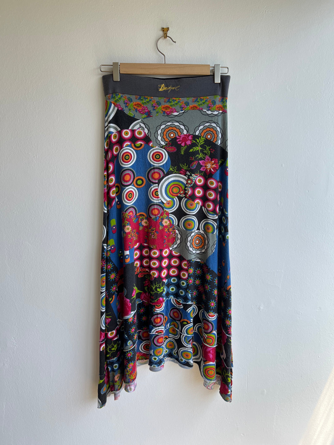 Desigual Vintage Longline Asymmetric Skirt Women’s Small